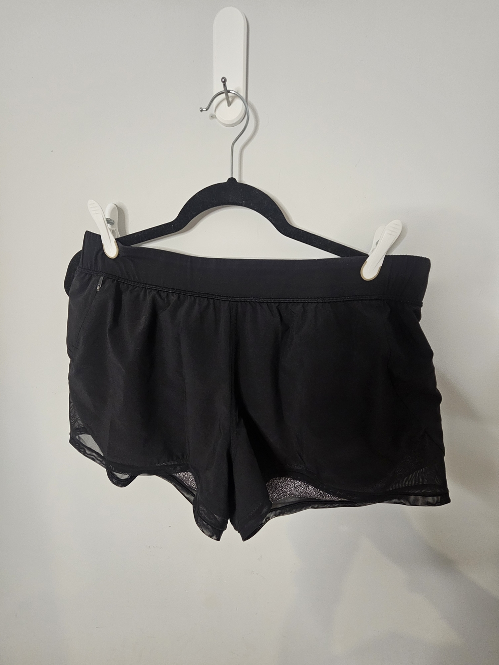 Lululemon athletica Black REVERSIBLE Women's Performance Running Shorts